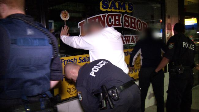 Operation Spartan arrests in 2012. Picutre: NSW Police Media
