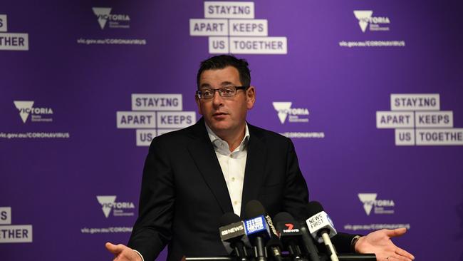 World Bank research supports Victorian Premier Daniel Andrews’ heavy handed approach to suppressing the state’s second wave. Picture: AAP