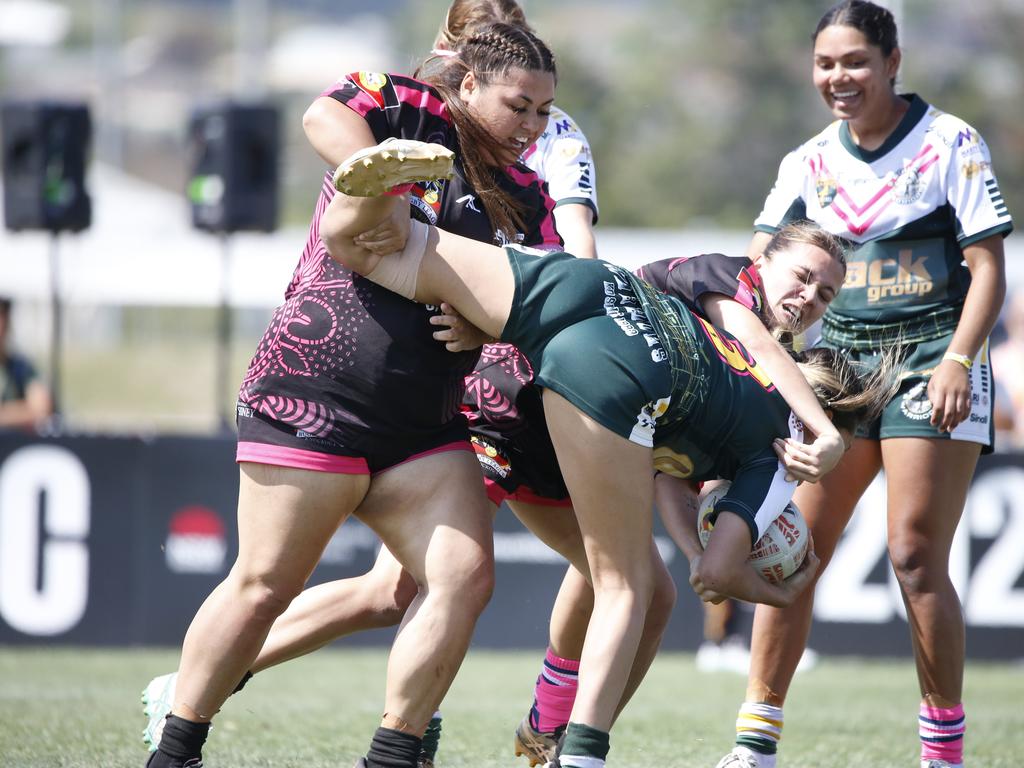 Koori Knockout - Day 4 Womens GF Redfern All Blacks v Bourke Warriors Monday, 7 October 2024 Hereford St, Bathurst NSW 2795, Australia, Picture Warren Gannon Photography