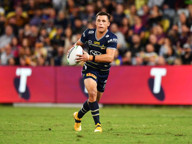 Scott Drinkwater . NRL; North Queensland Cowboys Vs Brisbane Broncos at Queensland Country Bank Stadium, Townsville. Picture: Alix Sweeney