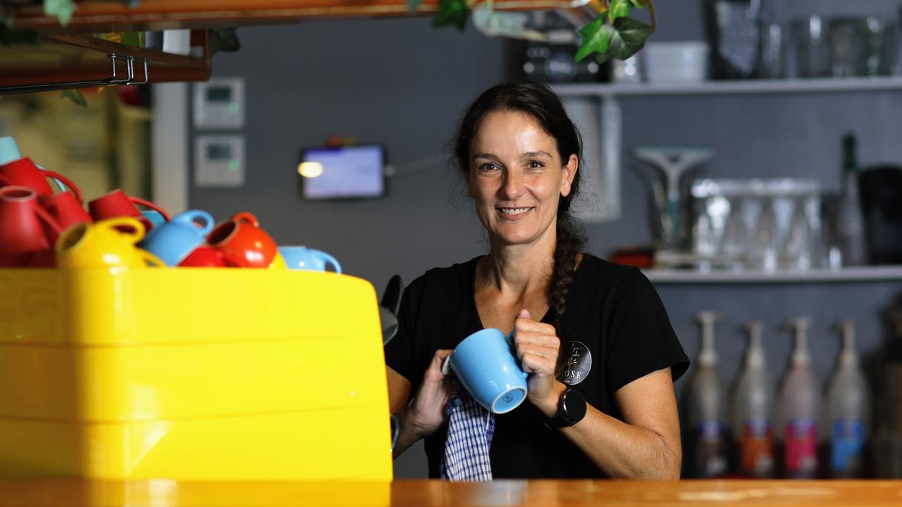 Helga's Pancake House owner Birgit Machnitzke is fearing the close of her business due to red tape stress. Picture: Brendan Radke