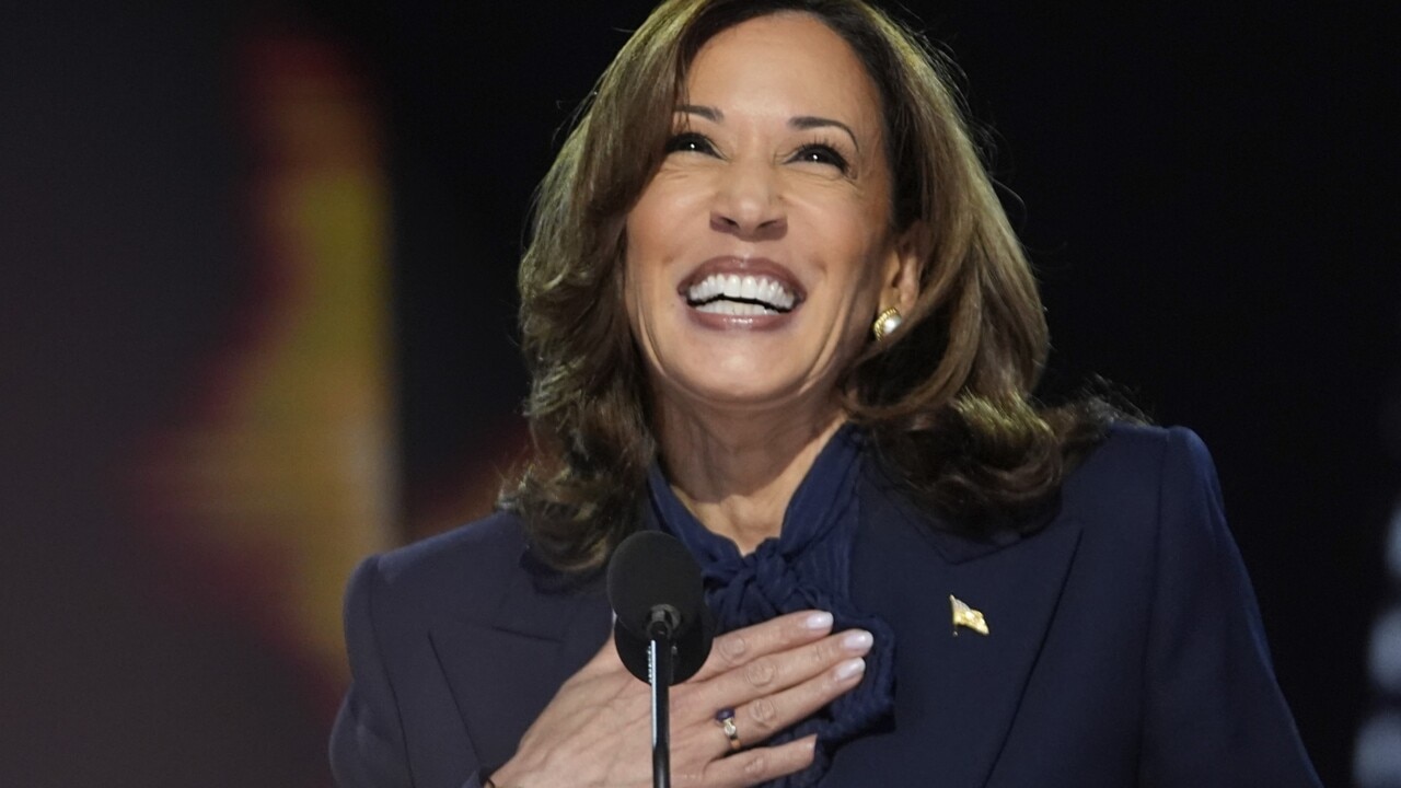 Kamala Harris pays tribute to Joe Biden’s 'extraordinary' leadership