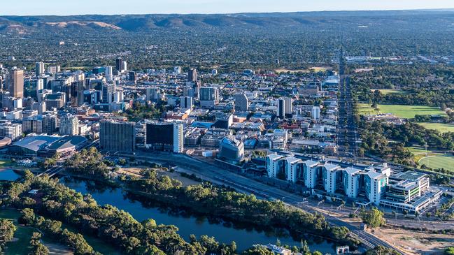 Officials said the plan would help “future-proof” the health system Picture: Adelaide Airborne Photography