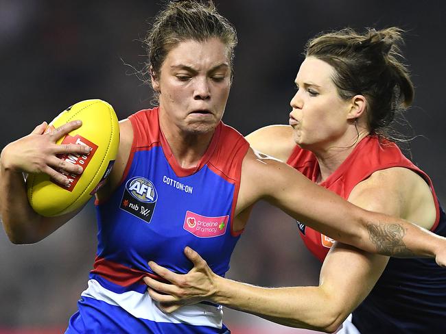 Bulldog Ellie Blackburn. Picture: QUINN ROONEY/GETTY IMAGES