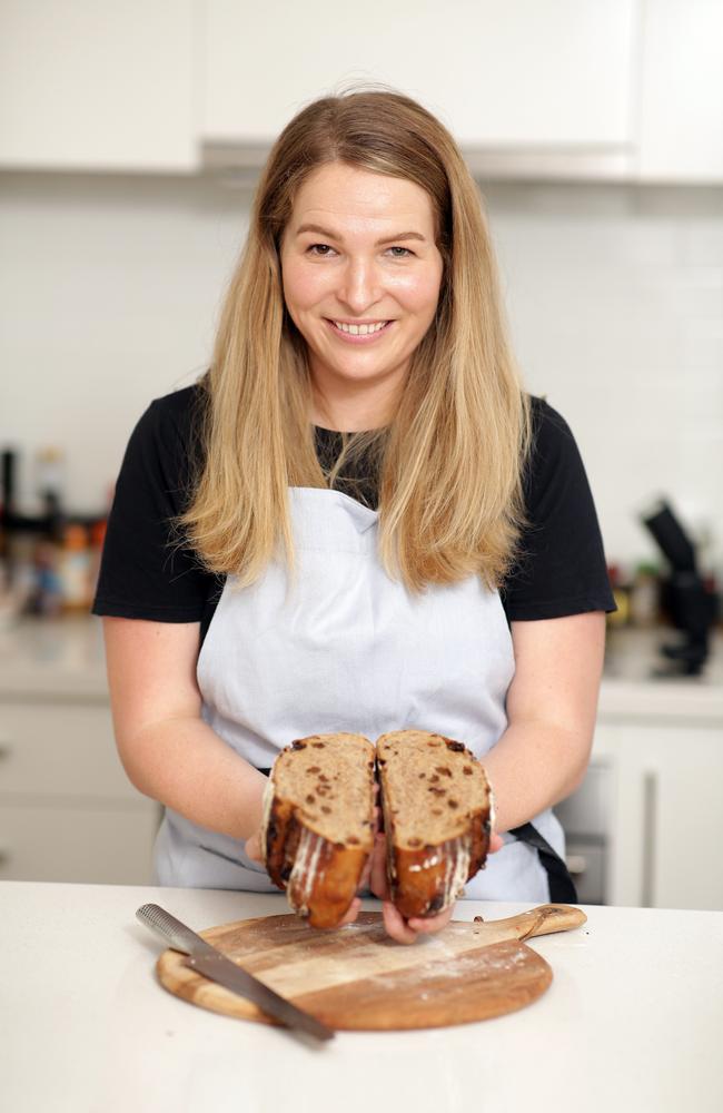 Elina Brunning said you can never expect a perfect result when baking sourdough. Picture: Christian Gilles