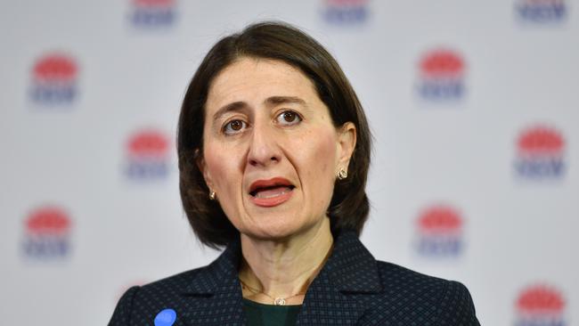 NSW Premier Gladys Berejiklian is on the war path over border closures. Picture: AAP Image/Dean Lewins