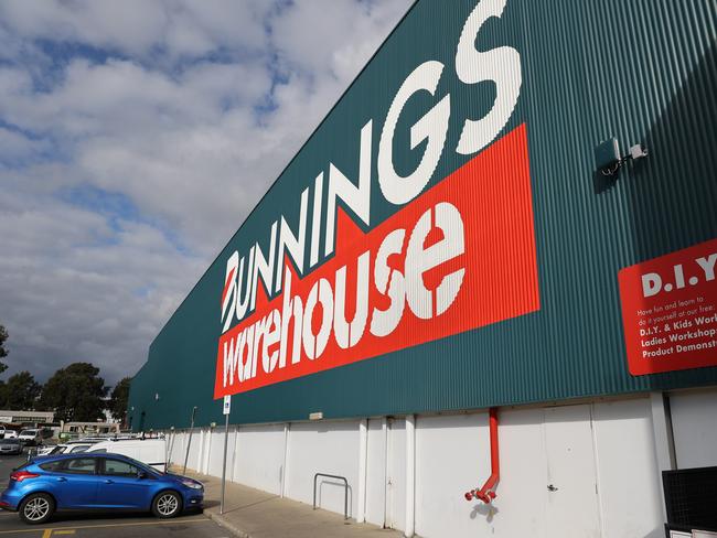 ADELAIDE, AUSTRALIA - NewsWire Photos AUGUST 24,  2021: A general view including signage of Bunnings store in Mile End, Adelaide. NCA NewsWire / David Mariuz