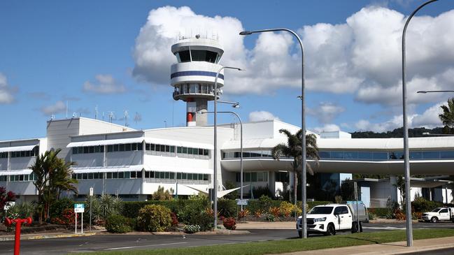 The Cairns Airport air traffic control tower. Picture: Peter Carruthers