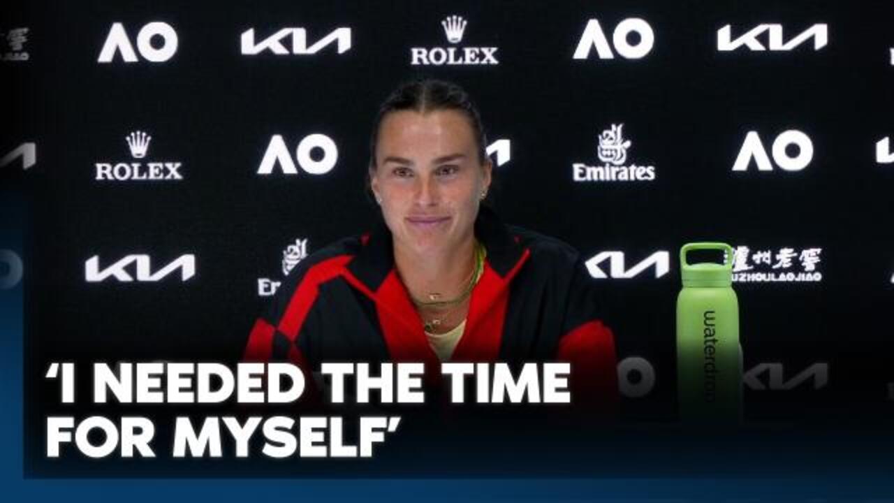 Sabalenka describes emotional AO finish