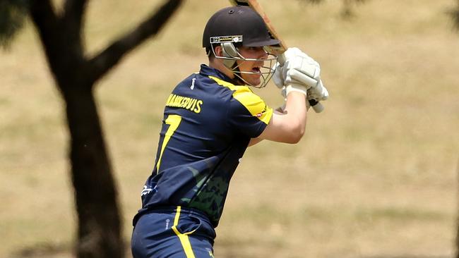 Callum Nankervis in action for Plenty Valley. Picture: Hamish Blair