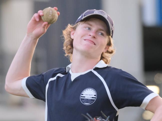 Peake notched up two centuries in both the APS competition and the under-17s Dowling Shield last year, as well as four half centuries in the premier seconds for Geelong. Picture: Mark Wilson