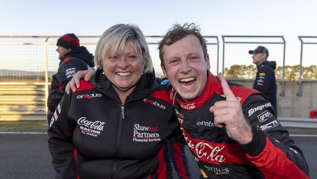 Erebus Motorsport team owner Betty Klimenko with Will Brown. Pic: Supplied.