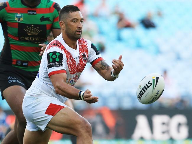 Benji Marshall was told by coach Paul McGregor, the Dragons can’t afford him in 2017. Picture: Mark Evans