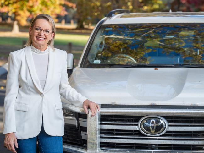 Sussan Ley had a family farming business before she entered politics. Picture: Simon Dallinger