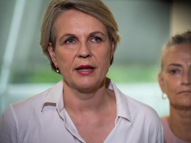 Environment Minister Tanya Plibersek and her Northern Territory counterpart Kate Worden have pledged more than $50 million for water infrastructure in remote communities in the Top End. Picture: Pema Tamang Pakhrin