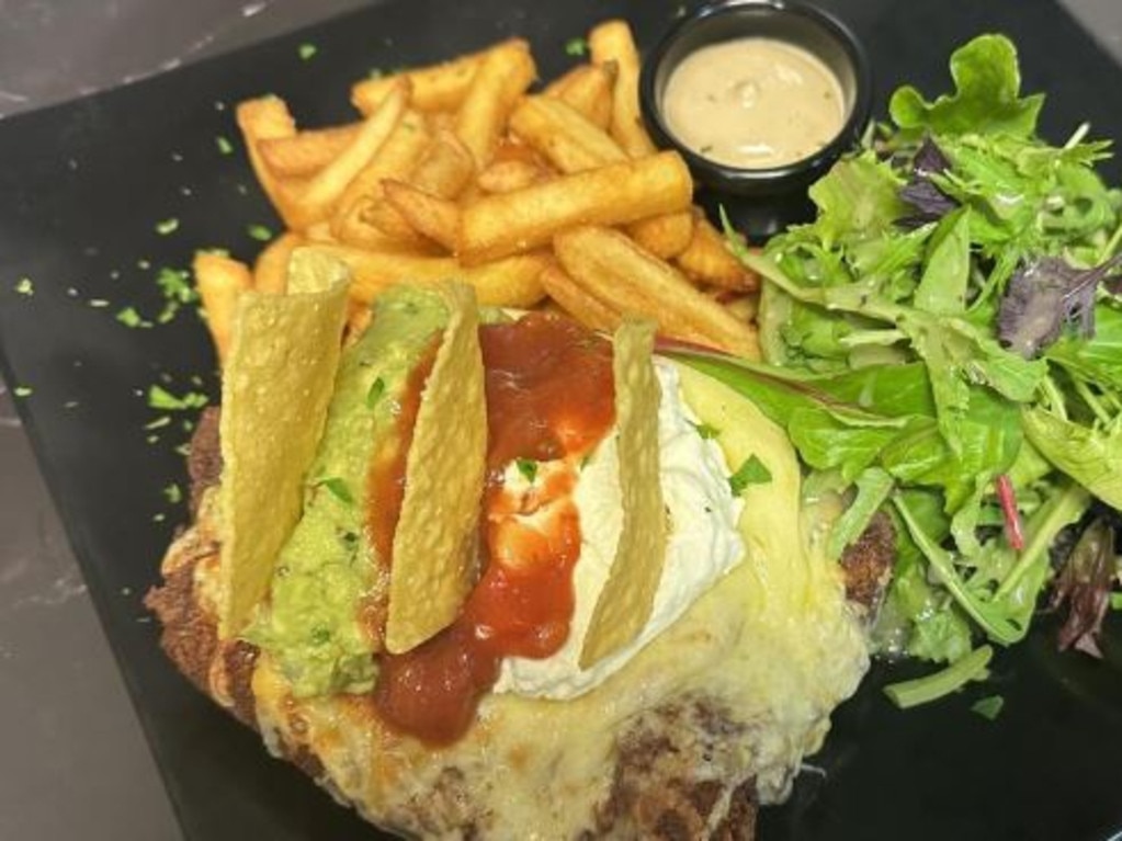 The Dayboro Drop, Dayboro. Stellar Five SEQ Schnitzels to Try. Photo: supplied