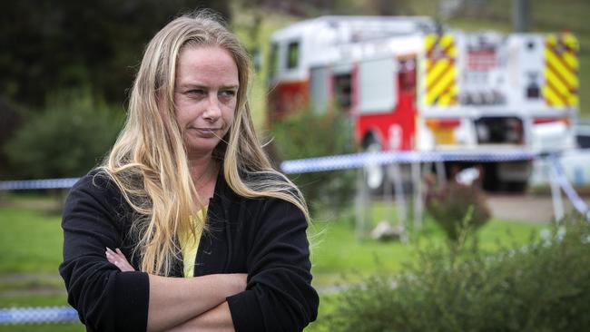 Fourfoot Rd resident Nadine Ashlin, Geeveston. Picture Chris Kidd