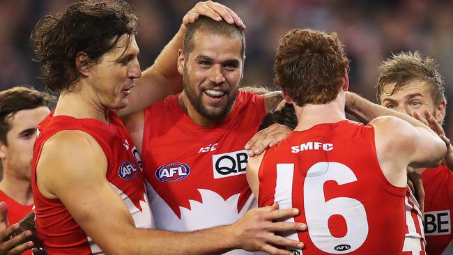 Lance Franklin has been brilliant for the Swans this season. Picture. Phil Hillyard