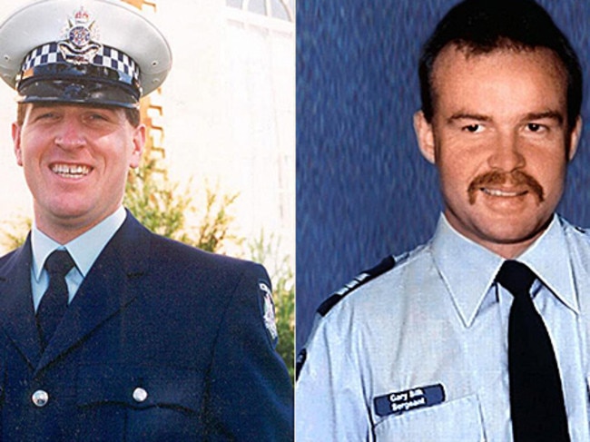 Murdered officers Rodney Miller and Gary Silk.