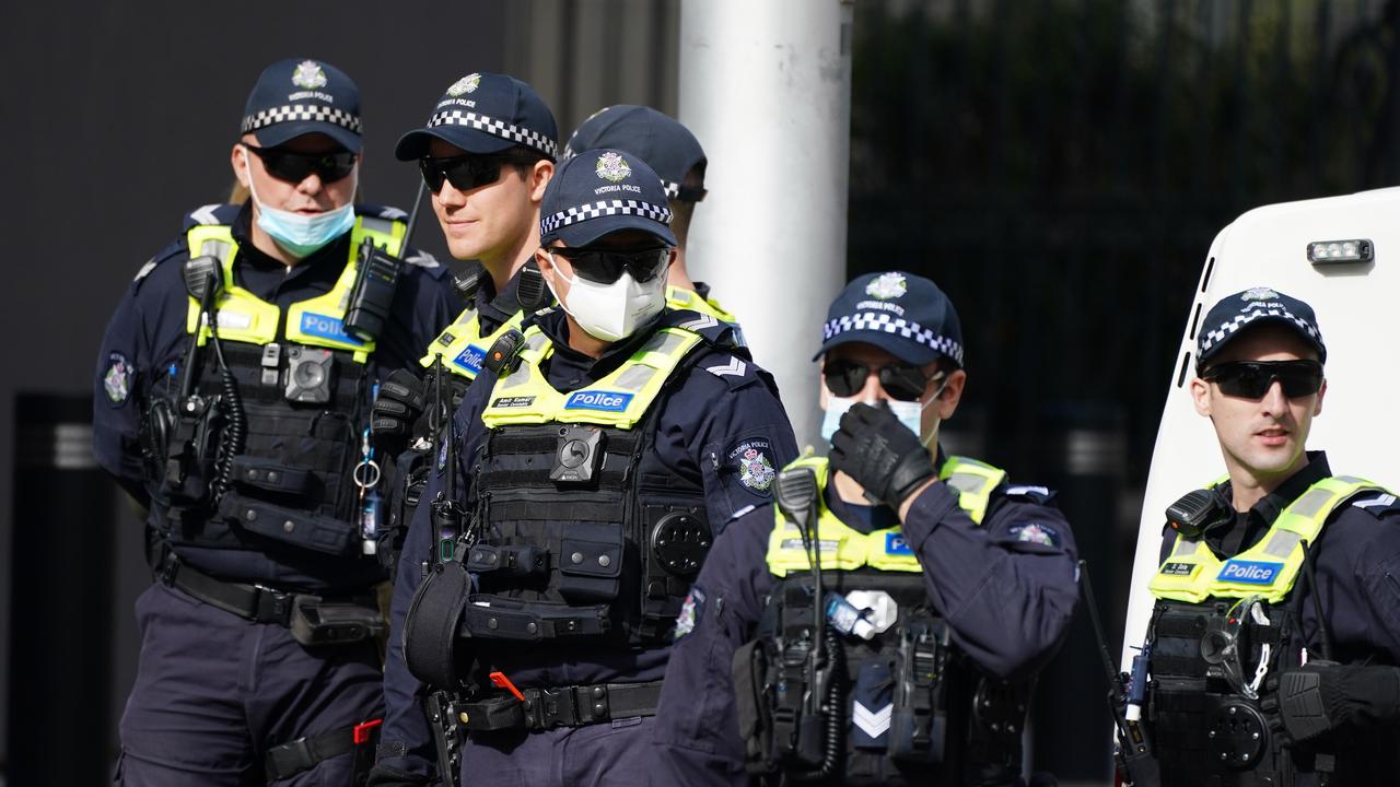 Police will patrol locked down suburbs from tonight. Picture: Scott Barbour/AAP