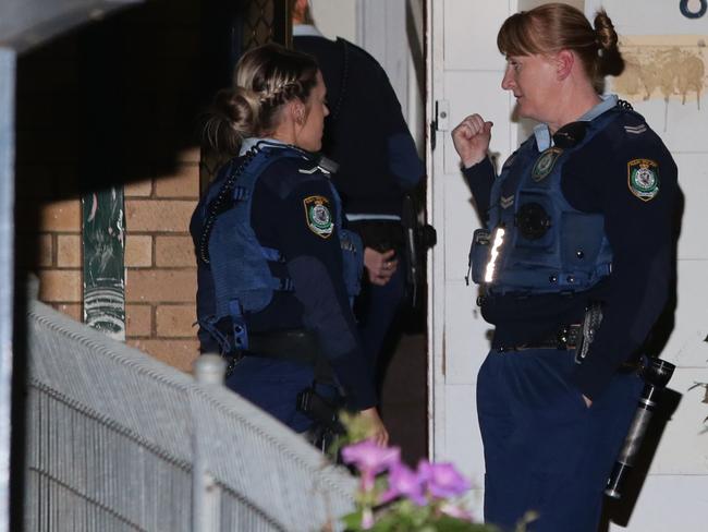 A male in his 20's has been transported to Liverpool Hospital after being stabbed multiple times at his home in Prestons Way Claymore. Police have established a crime scene at the townhouse. Pics Bill Hearne