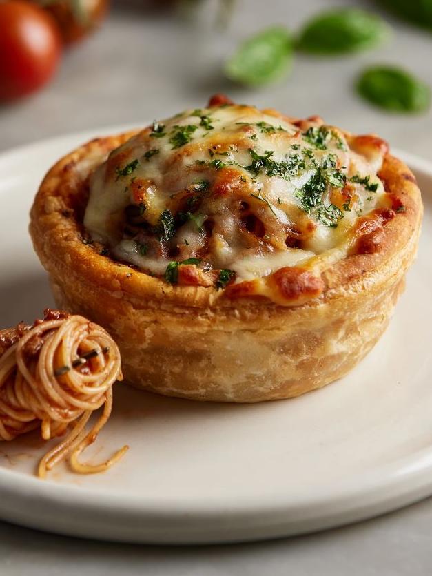 The spag bol pie sold by Banjo’s in 2022.