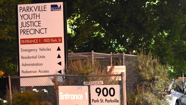 Rioting teens were routinely able to break out of youth justice centre at Parkville through weaknesses in the infrastructure. Picture: Tony Gough.