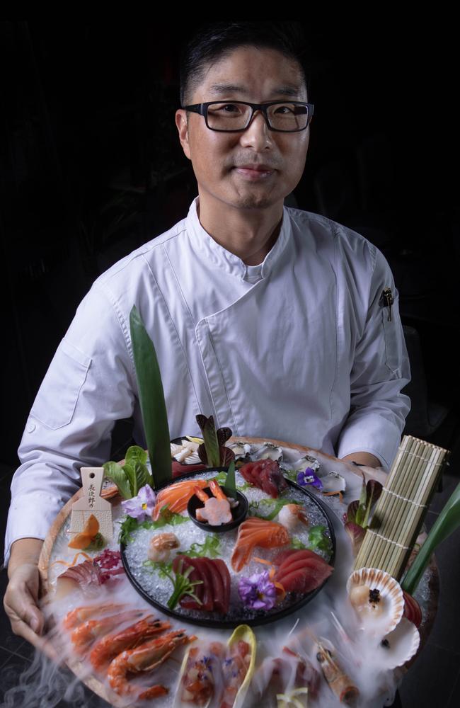 Head chef Harry Cho brings his expertise to Oribu. Picture: Brendan Read