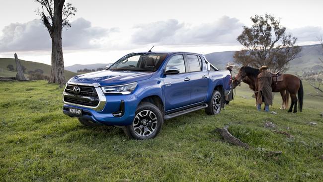 Sales of Toyota’s popular HiLux fell heavily in August. Picture: Supplied.