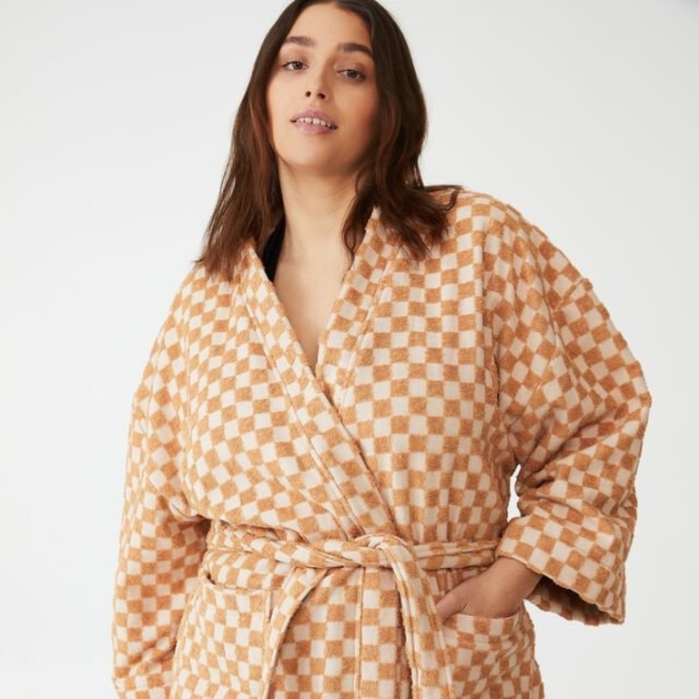 Cotton On Curve Towelling Robe