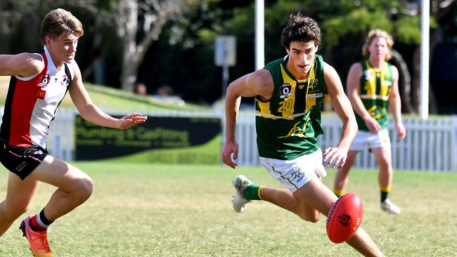 Marcoochydore player Bradley McDonald QAFL colts Morningside V Marcoochydore Saturday May 13, 2023. Picture, John Gass