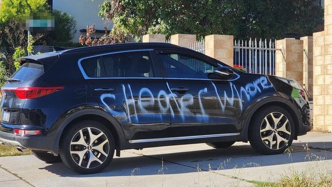 The car was spotted driving around Perth. Picture: Reddit