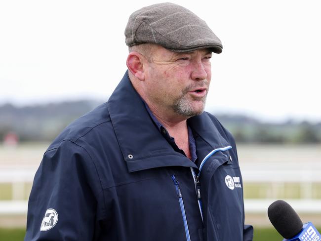 Trainer Peter Moody at Sportsbet Pakenham on October 17, 2021 in Pakenham, Australia. (George Sal/Racing Photos via Getty Images)