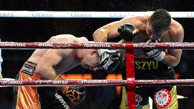 Jeff Horn vs Tim Tszyu Queensland Country Bank Stadium. PICTURE: MATT TAYLOR.