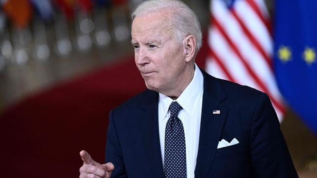 US President Joe Biden has warned Russia against using chemical, biological or nuclear weapons in Ukraine. Picture: AFP