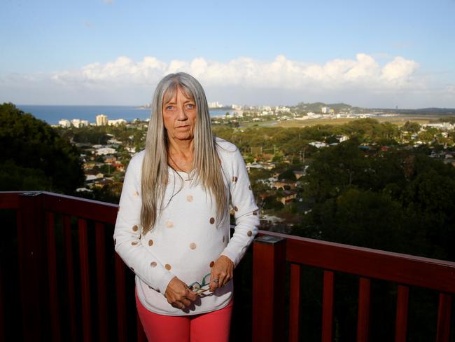 Lynn Tait at her home in Tugun. Picture: David Clark.