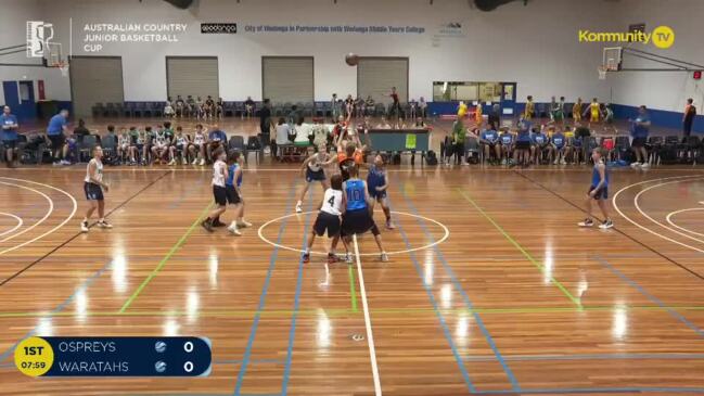 Replays: NSW Ospreys v NSW Waratahs (U14 Boys) - Australian Country Junior Basketball Cup Day 1