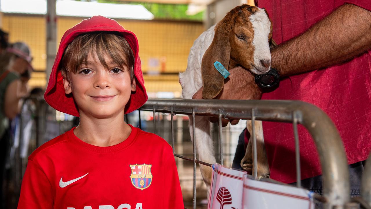 Archie Blackney at the 2024 Royal Darwin Show. Picture: Pema Tamang Pakhrin