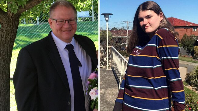 Gavin Dallow, left, and his stepdaughter Zoe Hosking have been confirmed dead.