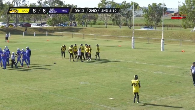 Replay: North Queensland Gridiron League - Mackay Mavericks v Rockhampton Wolverines (Round 3)