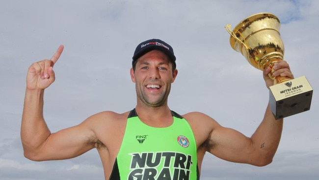 Kendrick Louis after winning the Nurri-Grain ironman crown. Picture: HarvPix