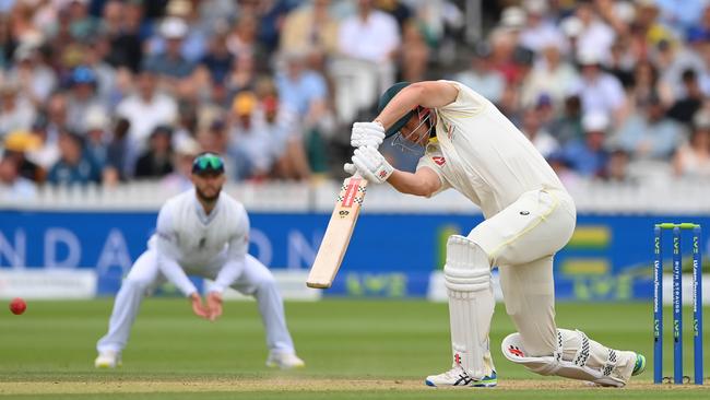 Cameron Green says the prospect of him opening the batting for Australia “a bit of a stretch” Picture: Stu Forster/Getty Images