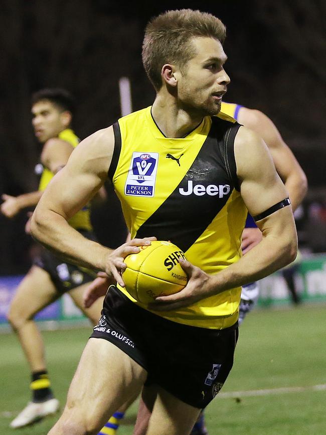 Dan Butler in action in the VFL. Picture: Michael Klein