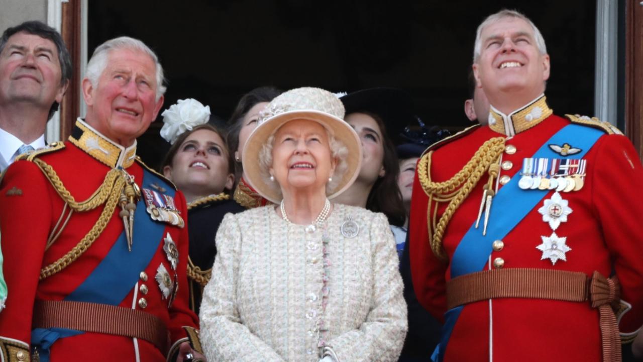 The brothers attend the Trooping of the Colour in 2019 with their mother, Queen Elizabeth. Picture: Alamy