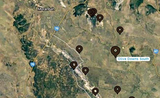 THE $1 billion Olive Downs mine proposal near Moranbah is one step closer, with the environmental assessment process underway. Picture: Mine Atlas