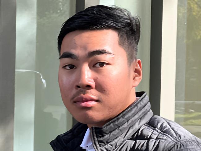 Cabramatta man Christopher Sok leaving Waverley Local Court on Wednesday July 24 2024 after being sentenced to a community correction order for drug supply in Bondi. Picture: Dylan Arvela