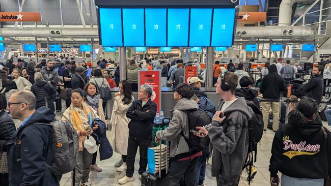 Sydney airport chaos after a global tech outage caused by CrowdStrike’s botched software upgrade on Friday.