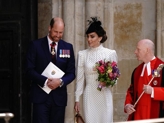 The couple is taking part in events from May 5th to May 8th to commemorate the 80th Anniversary of VE Day, which signalled the end of the Second World War in Europe. Picture: Aaron Chown – WPA Pool/Getty Images