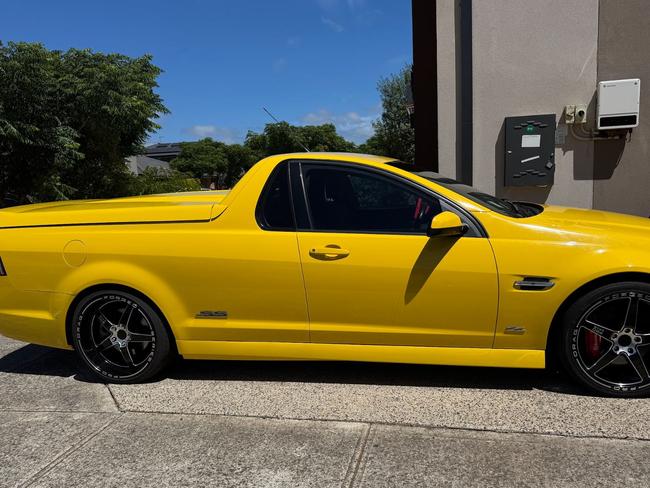 He found some items near his home that had been thrown from the ute.