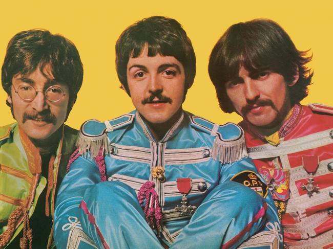 The Beatles picture to accompany the 50th anniversary re-release of classic album Sgt Peppers Lonely Hearts Club Band.